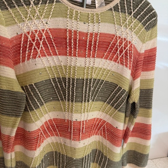 Alfred Dunner Womens XL Sweater Feminine Casual Classic Chic Colorful - Picture 3 of 12